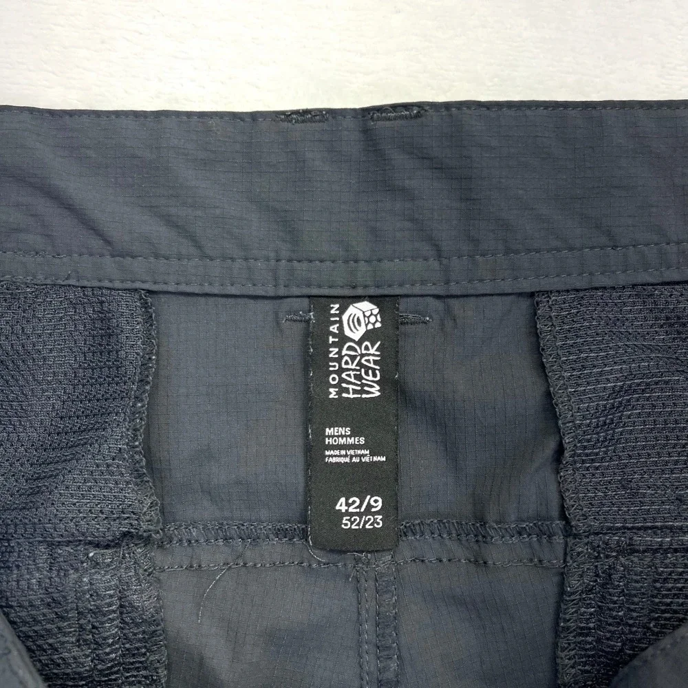 Mountain Hardwear Shorts Mens 42 Gray Hiking‎ Outdoor Ripstop Technical